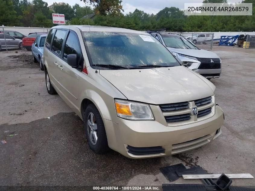 2010 Dodge Grand Caravan Se VIN: 2D4RN4DE4AR268579 Lot: 40369764