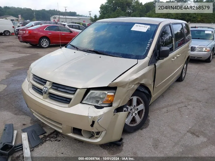 2010 Dodge Grand Caravan Se VIN: 2D4RN4DE4AR268579 Lot: 40369764