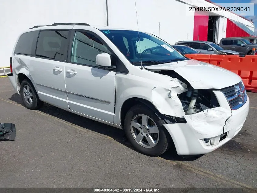 2010 Dodge Grand Caravan Sxt VIN: 2D4RN5DX2AR239041 Lot: 40384642