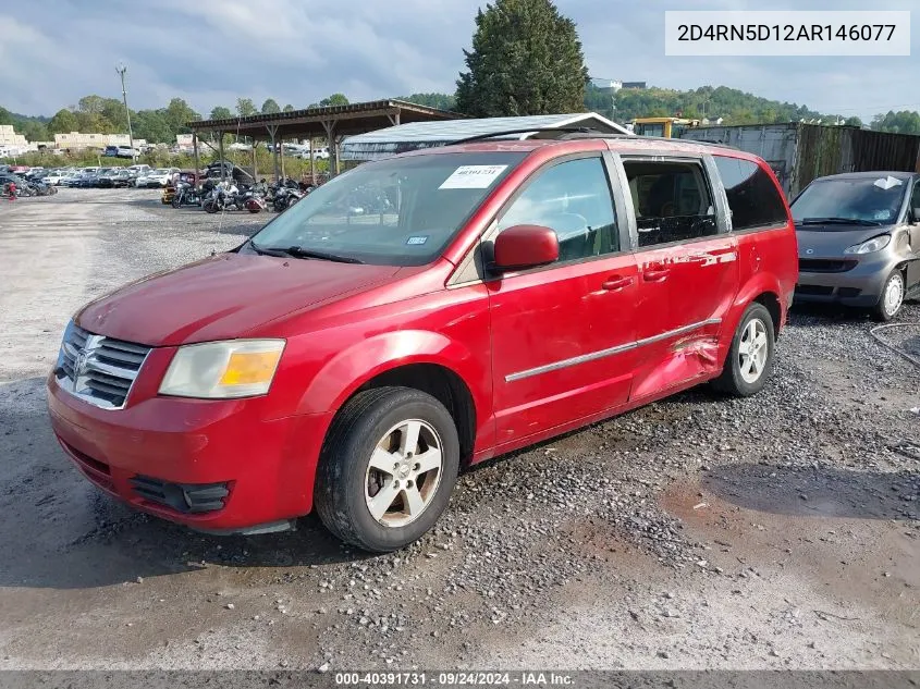 2010 Dodge Grand Caravan Sxt VIN: 2D4RN5D12AR146077 Lot: 40391731