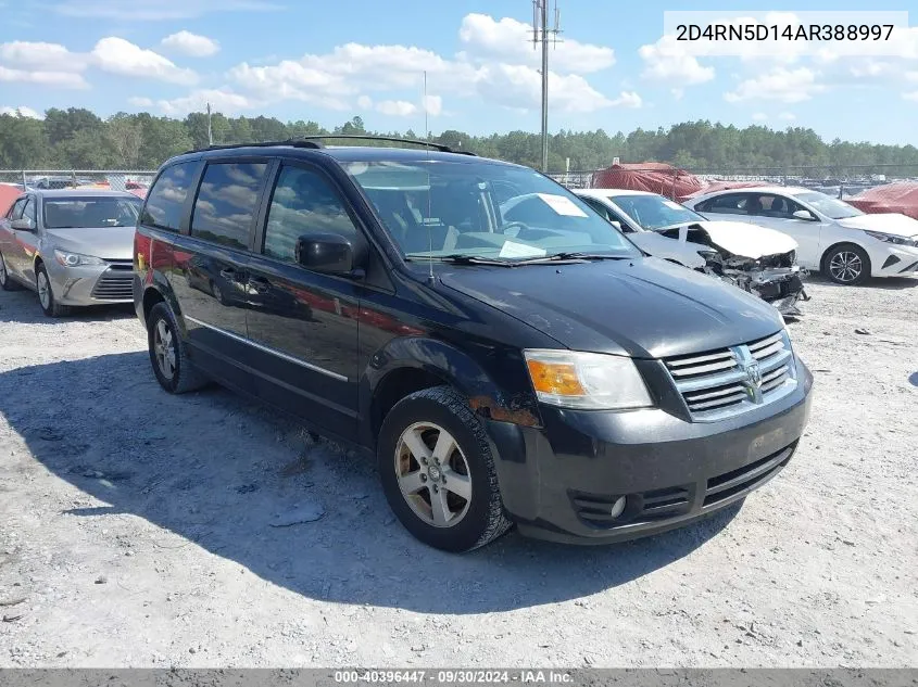 2010 Dodge Grand Caravan Sxt VIN: 2D4RN5D14AR388997 Lot: 40396447