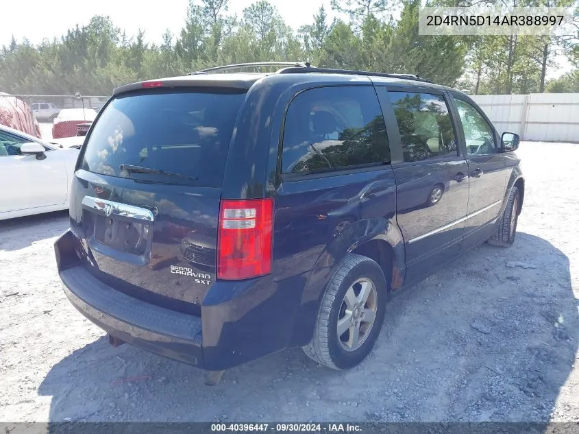 2010 Dodge Grand Caravan Sxt VIN: 2D4RN5D14AR388997 Lot: 40396447