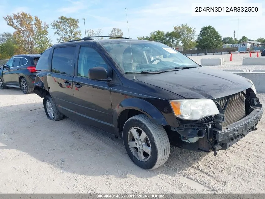 2010 Dodge Grand Caravan Hero VIN: 2D4RN3D12AR332500 Lot: 40401406