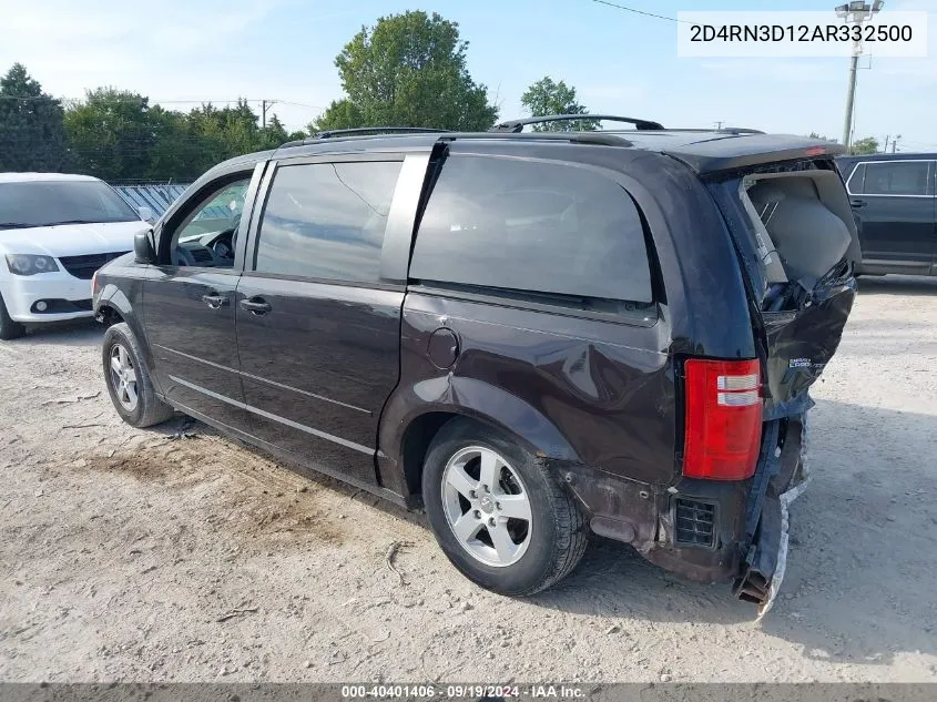 2010 Dodge Grand Caravan Hero VIN: 2D4RN3D12AR332500 Lot: 40401406