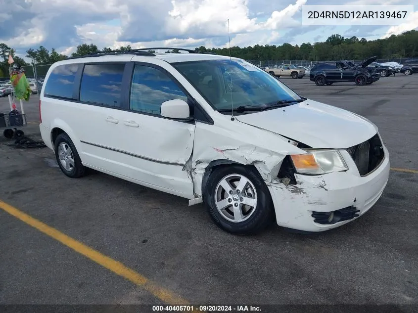 2010 Dodge Grand Caravan Sxt VIN: 2D4RN5D12AR139467 Lot: 40405701