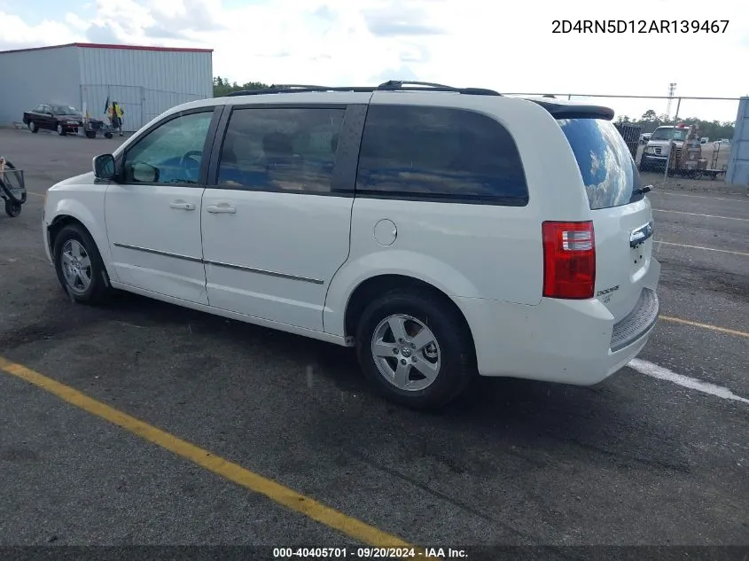 2010 Dodge Grand Caravan Sxt VIN: 2D4RN5D12AR139467 Lot: 40405701