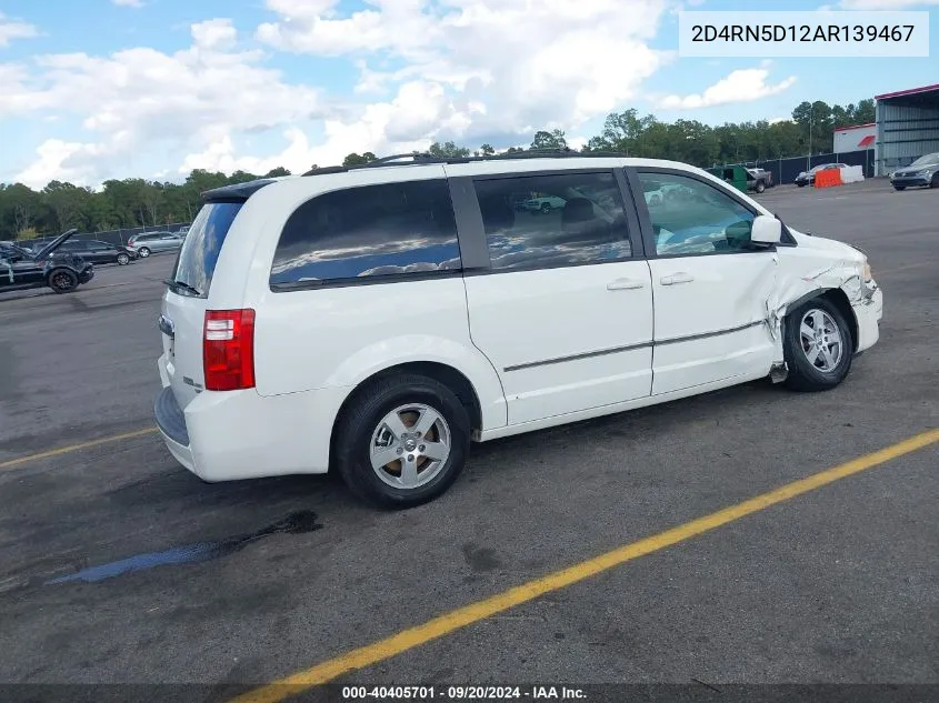 2010 Dodge Grand Caravan Sxt VIN: 2D4RN5D12AR139467 Lot: 40405701