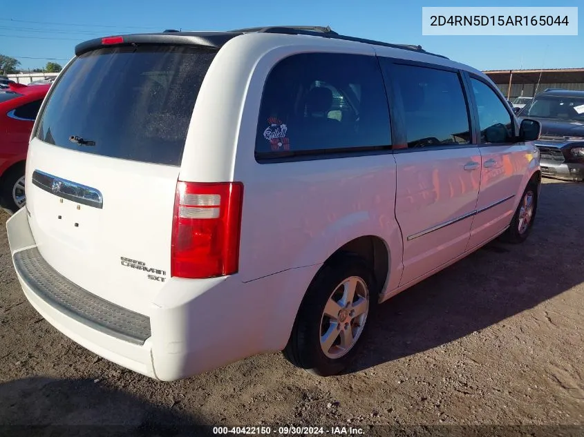 2010 Dodge Grand Caravan Sxt VIN: 2D4RN5D15AR165044 Lot: 40422150