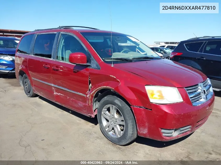 2010 Dodge Grand Caravan Crew VIN: 2D4RN6DXXAR477810 Lot: 40423963