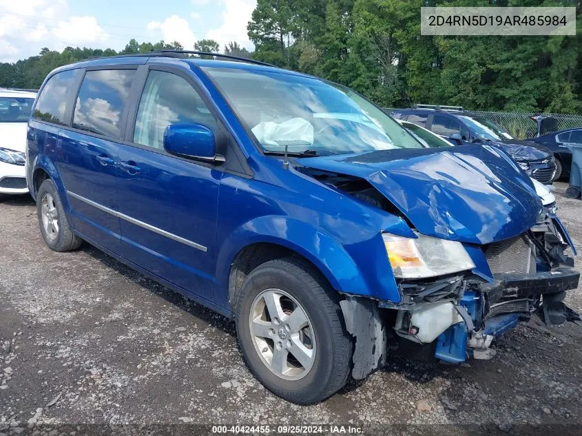 2010 Dodge Grand Caravan Sxt VIN: 2D4RN5D19AR485984 Lot: 40424455