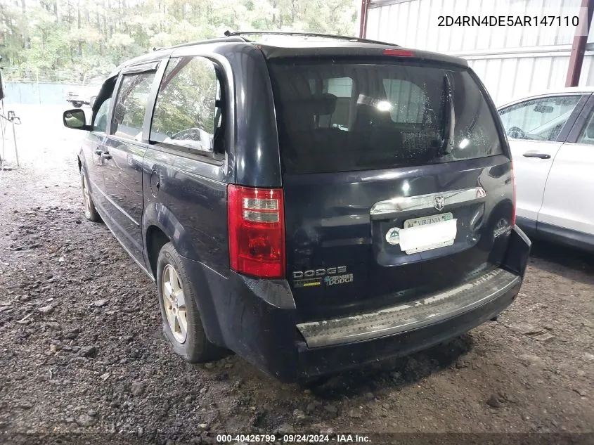 2010 Dodge Grand Caravan Se VIN: 2D4RN4DE5AR147110 Lot: 40426799