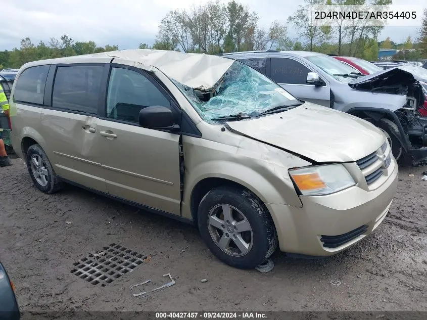 2010 Dodge Grand Caravan Se VIN: 2D4RN4DE7AR354405 Lot: 40427457