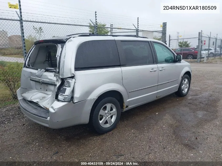 2D4RN5D1XAR180509 2010 Dodge Grand Caravan Sxt