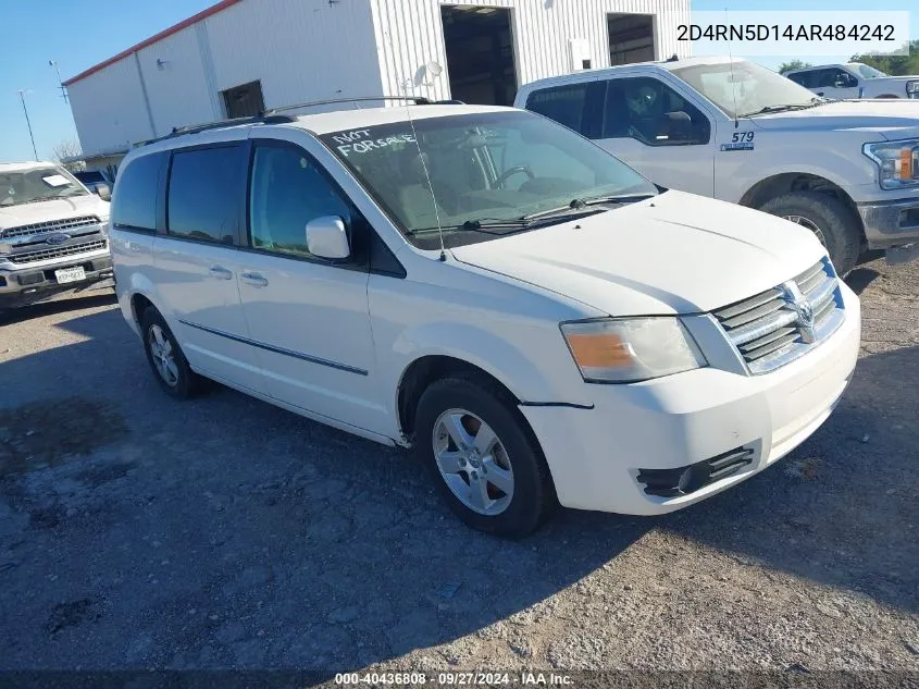 2010 Dodge Grand Caravan Sxt VIN: 2D4RN5D14AR484242 Lot: 40436808