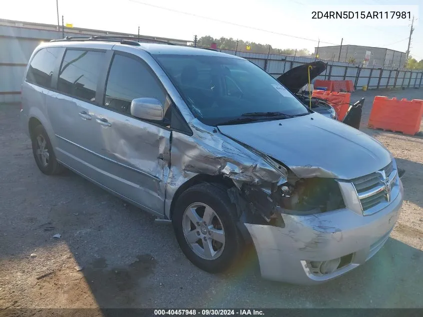 2D4RN5D15AR117981 2010 Dodge Grand Caravan Sxt