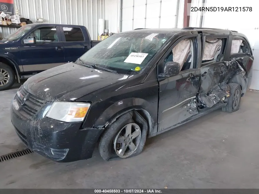 2010 Dodge Grand Caravan Sxt VIN: 2D4RN5D19AR121578 Lot: 40458503