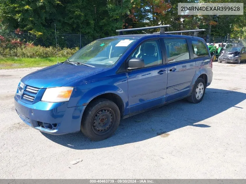 2010 Dodge Grand Caravan Se VIN: 2D4RN4DEXAR399628 Lot: 40463739