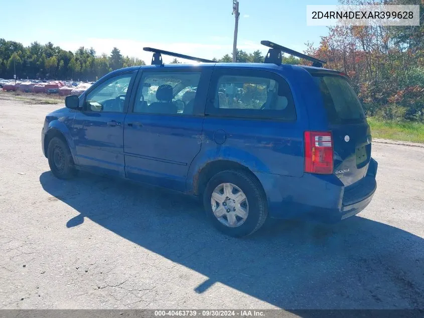 2010 Dodge Grand Caravan Se VIN: 2D4RN4DEXAR399628 Lot: 40463739