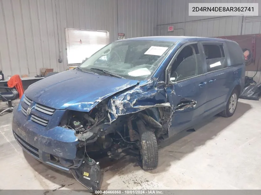 2D4RN4DE8AR362741 2010 Dodge Grand Caravan Se