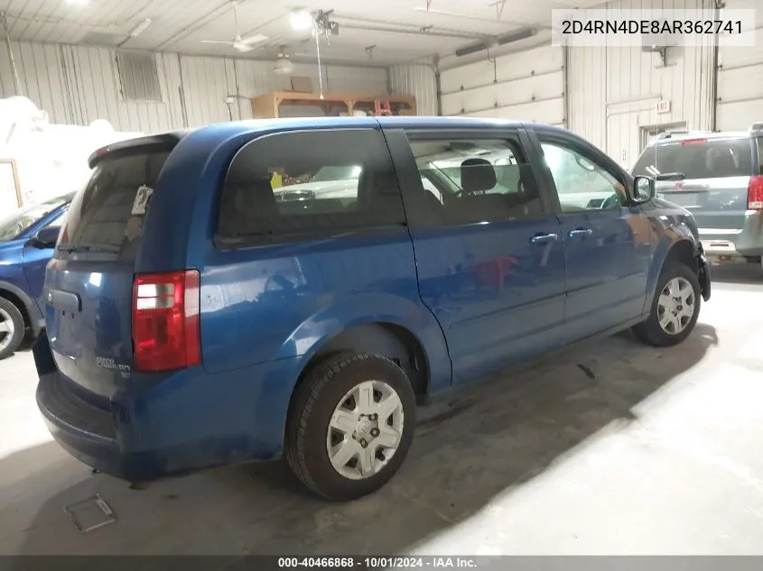 2D4RN4DE8AR362741 2010 Dodge Grand Caravan Se