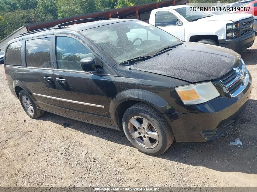 2010 Dodge Grand Caravan Sxt VIN: 2D4RN5D11AR349087 Lot: 40487460