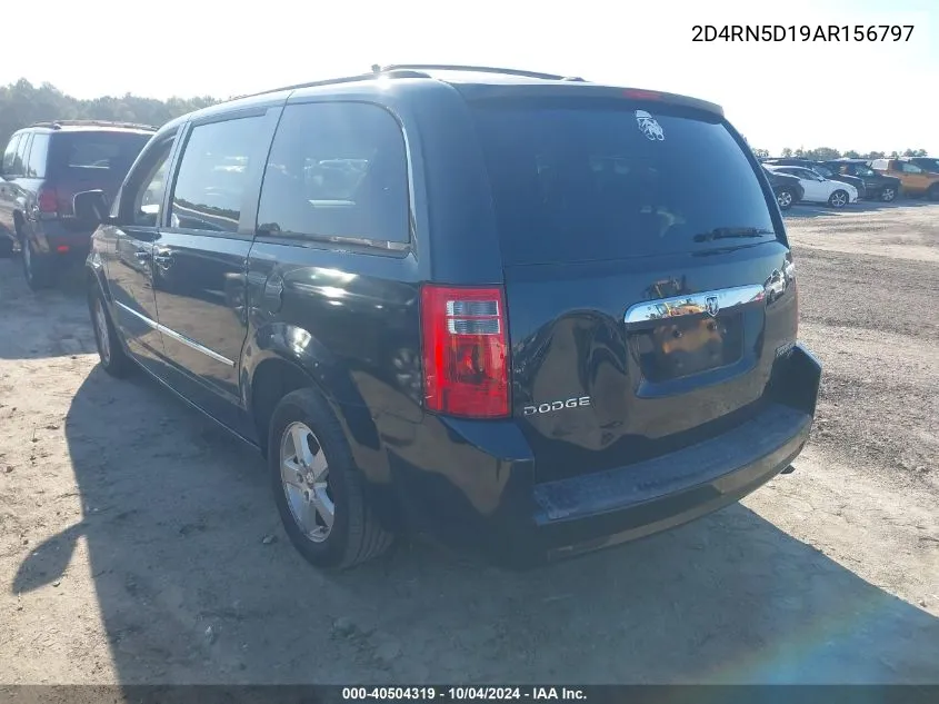 2010 Dodge Grand Caravan Sxt VIN: 2D4RN5D19AR156797 Lot: 40504319