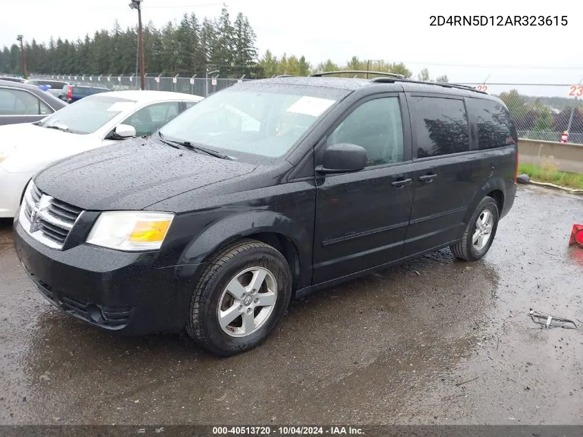 2010 Dodge Grand Caravan Sxt VIN: 2D4RN5D12AR323615 Lot: 40513720