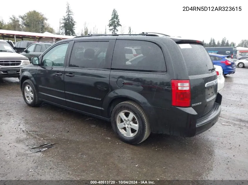 2010 Dodge Grand Caravan Sxt VIN: 2D4RN5D12AR323615 Lot: 40513720