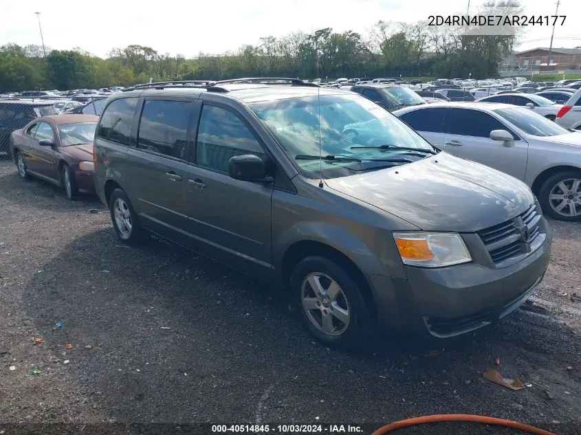 2010 Dodge Grand Caravan Se VIN: 2D4RN4DE7AR244177 Lot: 40514845