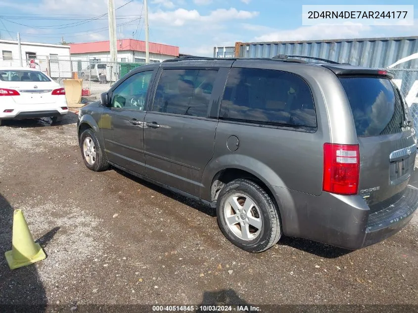 2010 Dodge Grand Caravan Se VIN: 2D4RN4DE7AR244177 Lot: 40514845