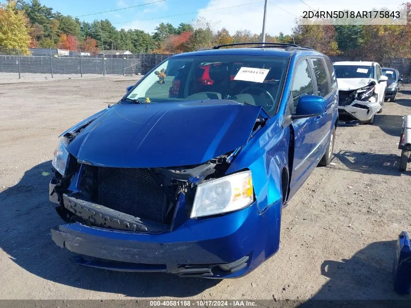 2D4RN5D18AR175843 2010 Dodge Grand Caravan Sxt