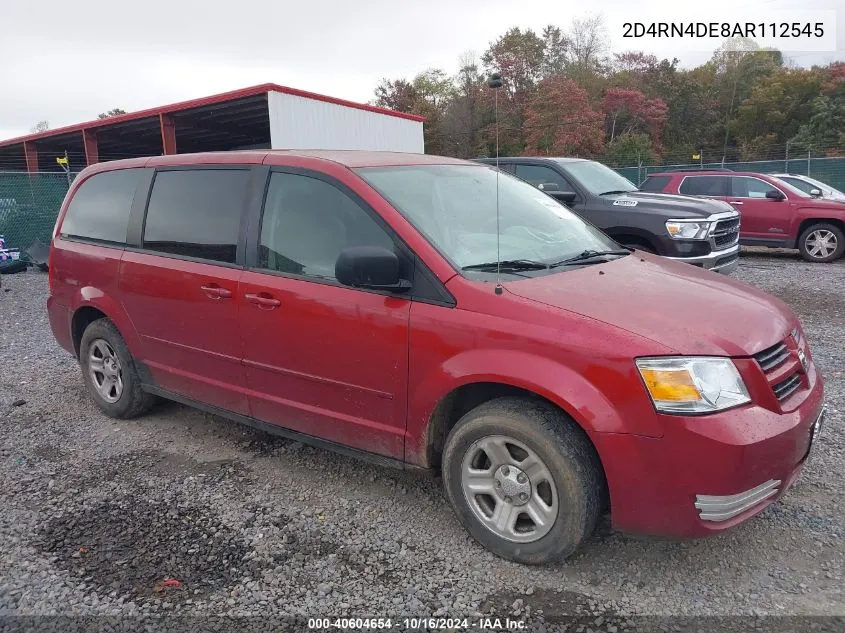 2010 Dodge Grand Caravan Se VIN: 2D4RN4DE8AR112545 Lot: 40604654