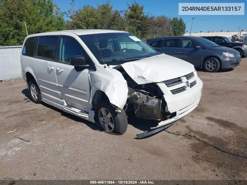 2010 Dodge Grand Caravan Se VIN: 2D4RN4DE5AR133157 Lot: 40611664