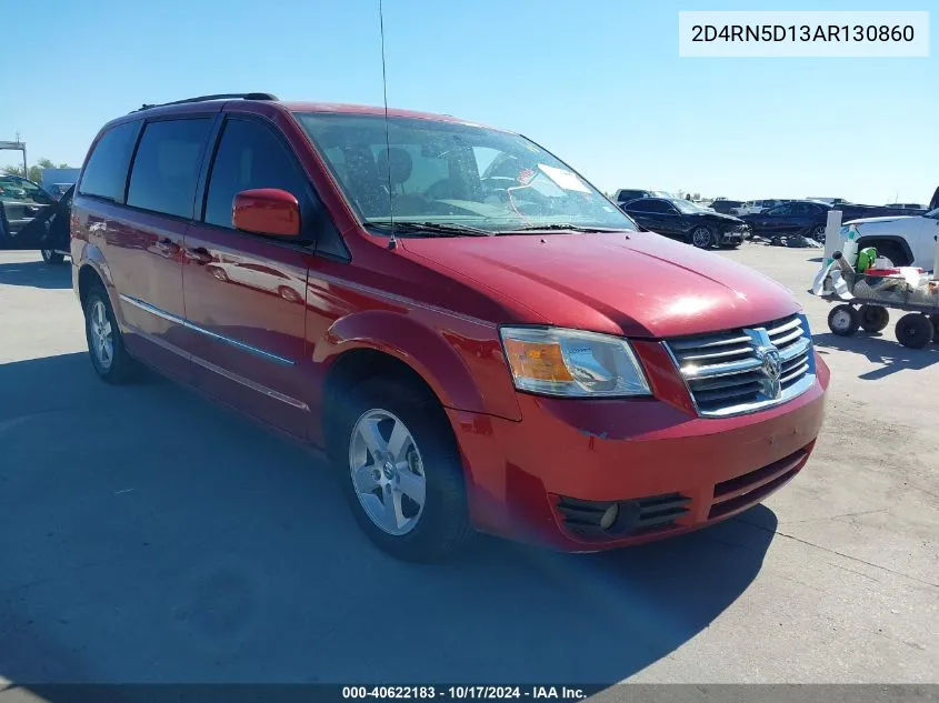 2010 Dodge Grand Caravan Sxt VIN: 2D4RN5D13AR130860 Lot: 40622183