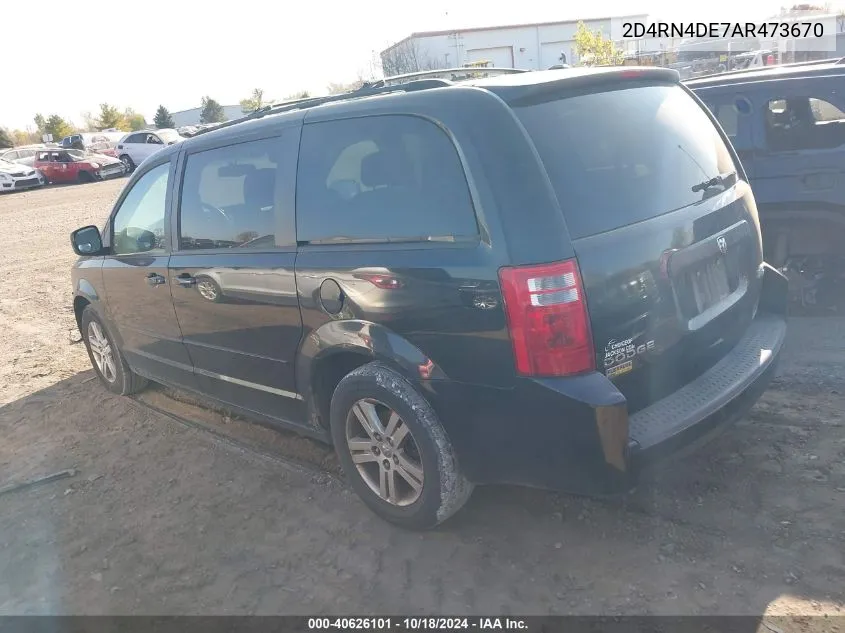 2010 Dodge Grand Caravan Se VIN: 2D4RN4DE7AR473670 Lot: 40626101