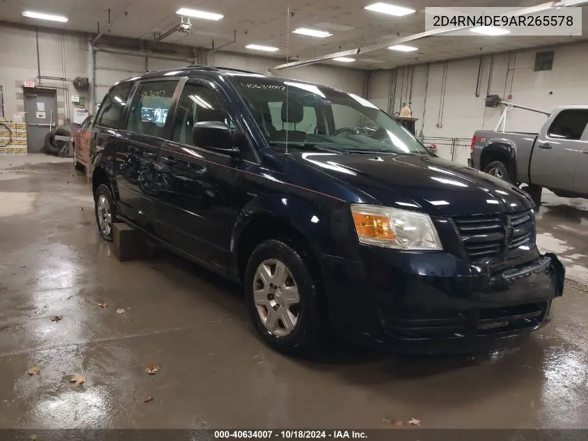 2D4RN4DE9AR265578 2010 Dodge Grand Caravan Se