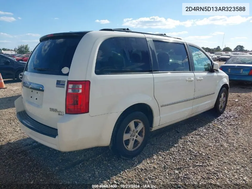 2010 Dodge Grand Caravan Sxt VIN: 2D4RN5D13AR323588 Lot: 40667400