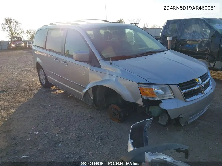 2010 Dodge Grand Caravan Sxt VIN: 2D4RN5D19AR460051 Lot: 40696539