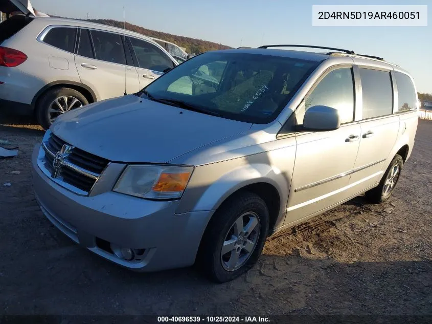 2010 Dodge Grand Caravan Sxt VIN: 2D4RN5D19AR460051 Lot: 40696539