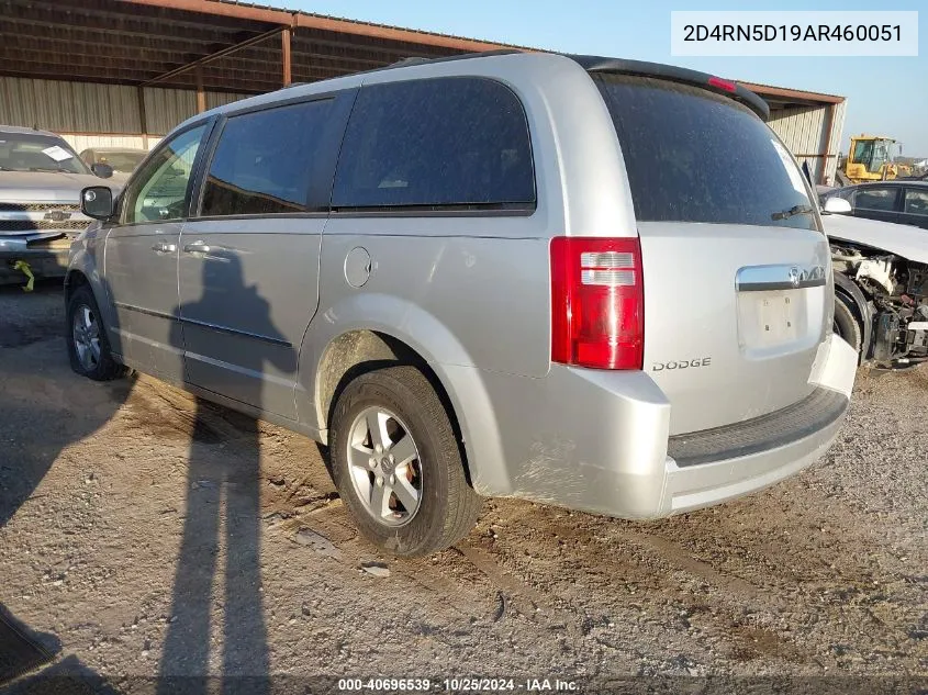 2010 Dodge Grand Caravan Sxt VIN: 2D4RN5D19AR460051 Lot: 40696539