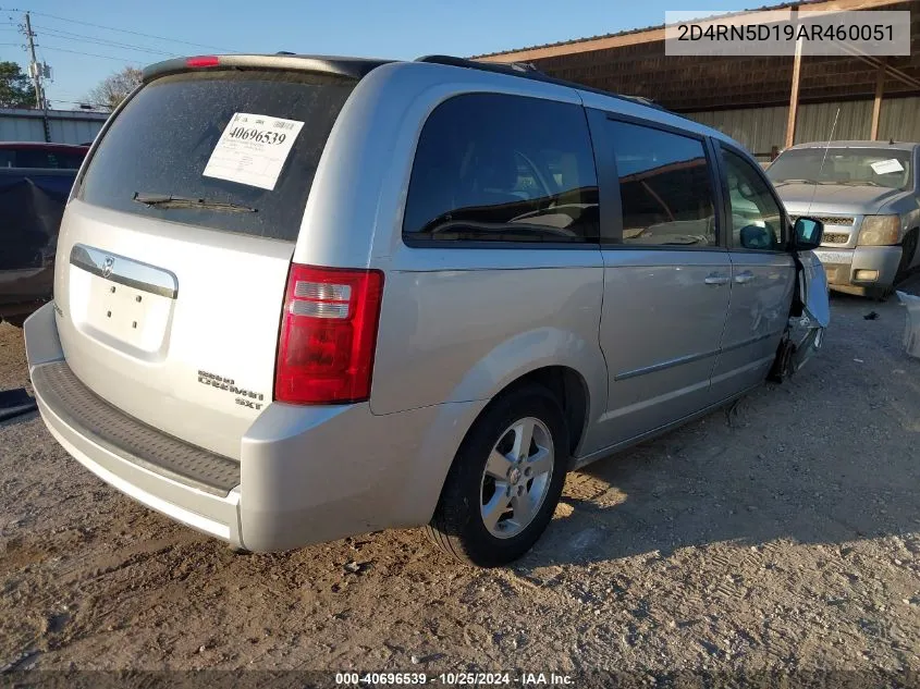 2010 Dodge Grand Caravan Sxt VIN: 2D4RN5D19AR460051 Lot: 40696539