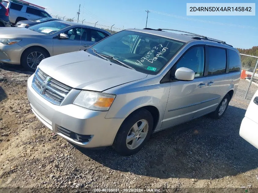 2010 Dodge Grand Caravan Sxt VIN: 2D4RN5DX4AR145842 Lot: 40705037