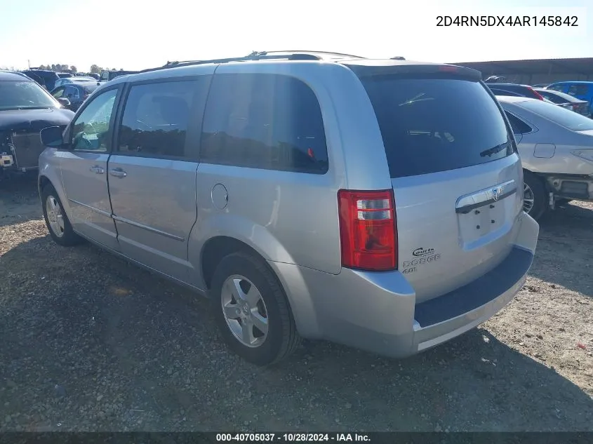 2010 Dodge Grand Caravan Sxt VIN: 2D4RN5DX4AR145842 Lot: 40705037