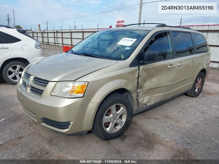 2010 Dodge Grand Caravan Hero VIN: 2D4RN3D13AR455190 Lot: 40715240