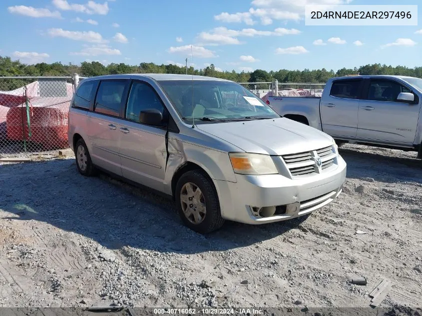 2010 Dodge Grand Caravan Se VIN: 2D4RN4DE2AR297496 Lot: 40716052