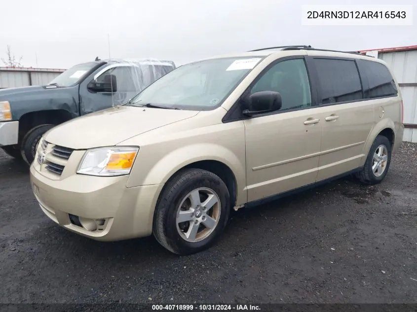 2010 Dodge Grand Caravan Hero VIN: 2D4RN3D12AR416543 Lot: 40718999