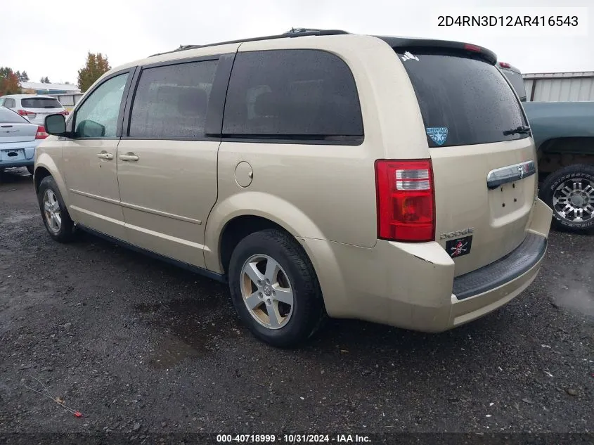 2010 Dodge Grand Caravan Hero VIN: 2D4RN3D12AR416543 Lot: 40718999