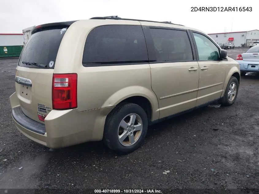 2010 Dodge Grand Caravan Hero VIN: 2D4RN3D12AR416543 Lot: 40718999