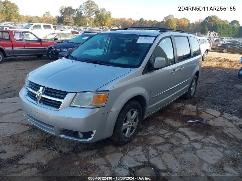 2010 Dodge Grand Caravan Sxt VIN: 2D4RN5D11AR256165 Lot: 40722430