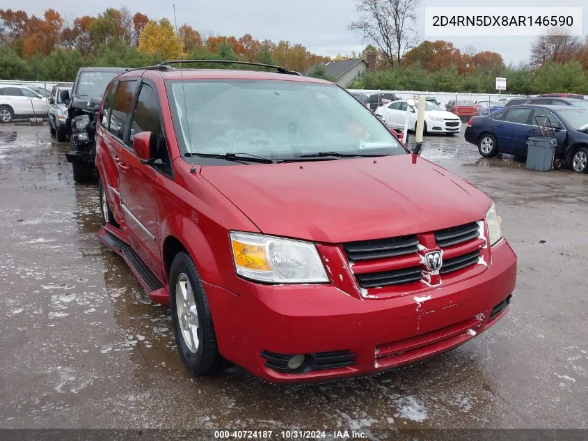 2010 Dodge Grand Caravan Sxt VIN: 2D4RN5DX8AR146590 Lot: 40724187